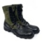 Like New Ro-Search Green Canvas and Black Military Boots - Size 10R