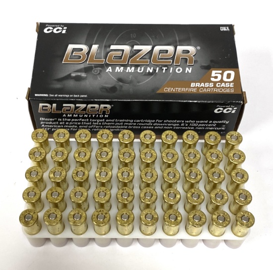 NIB 50rds. of .38 SPECIAL 125gr. Blazer Brass FMJ Ammunition