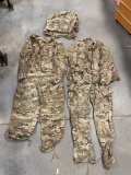 (3) Multicam US Army Combat Uniforms - Size: Large-Regular