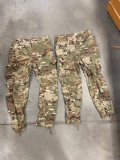 (2) Multicam US Army Combat Trousers - Size: Large-Regular