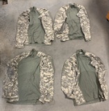 (4) Digital Camouflage Massif US Army ACU Shirts - Size: Medium