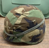 PASGT Helmet - Woodland Camouflage - Size: Medium