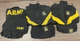 US Army Issued Off-Duty Clothes - 2 Jumpsuit Combos, and Shirts/Short Combo