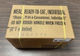 12 MRE's (Meal, Ready-to-Eat, Ind.) US Issued - Sealed Package 2017