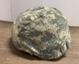 USGI MSA ACH Advanced Combat Ballistic Helmet - Medium - Digital Camo Cover, Liner, Strap