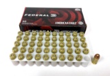 NIB 50rds. of .380 AUTO 95gr. Federal FMJ Brass Ammunition