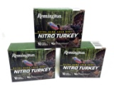 NIB 30 Shotshells of 12 GA. 3.5” 5 Shot Remington Nitro Turkey Ammunition