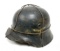 German WWII M40 SD Luftwaffe Wire Helmet with Liner band and Chinstrap