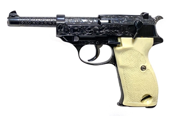 Stunning Fully Engraved WWII "SVW 45" French Mauser P38 Semi-Automatic 9MM Pistol