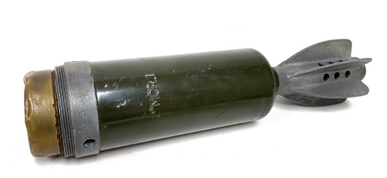 Original Rare Inert WWII British 2” Mortar Round