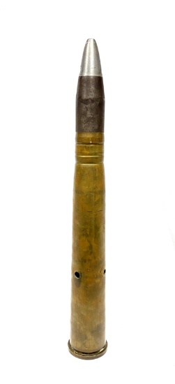 Vintage WWII 1942 40mm Mk. 1 Bofors US Navy Dummy Cartridge