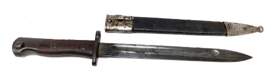 Siamese Type 45 (M1903) Bayonet w/ leather scabbard