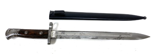 Believed to be Mauser 1871/84 Bayonet with Scabbard