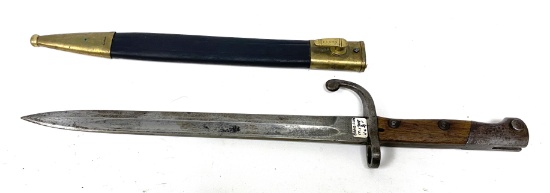 Brazilian M1908 Bayonet with Scabbard