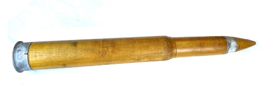 WWII 1943 Dated HMC US Navy 3" / 50 Cal Mk 6 DUMMY Round