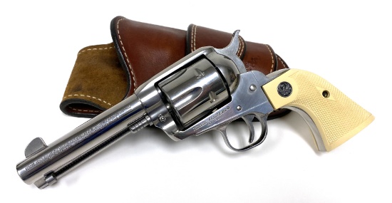 1999 Excellent Ruger Vaquero SA .45 Caliber Revolver w/ Quality Leather Holster