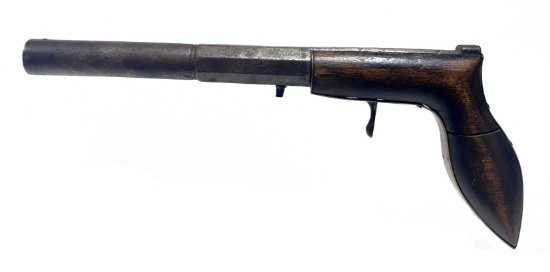 19th Century Antique Underhammer Percussion Boot Pistol
