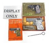 NIB Factory Engraved Chrome Spanish ASTRA Model 2002 CUB .22 Short Semi-Automatic Pocket Pistol