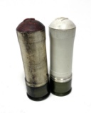 Pair of Unused 40mm Red & White Parachute Signal Flares