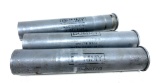 Set of 3 Dummy marked Illuminating White Star Signal Flare Tubes by Lake Erie Chemical Co.