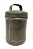 Civil War Era Tin Vessel with Lid