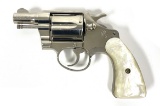 Excellent 1964 Colt COBRA .38 Special Nickel Revolver w/ Pearl Grips