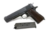 Excellent 1943 WWII Ithaca Gun Co. 1911 A1 U.S. Army Semi-Automatic Pistol w/ 2 Magazines