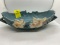 BLUE ROSEVILLE MAGNOLIA 2 HANDLED CONSOLE BOWL 449-10