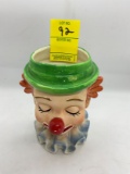 INARCO CLOWN HEAD VASE E2326