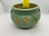 GREEN ROSEVILLE VASE 800-4