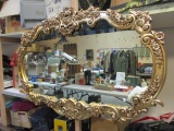 Ornate Gilt Molded Frame Mirror
