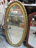 Oval Molded Frame Mirror