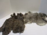 Two Small Animal Pelts and Bradford Exchange 