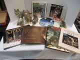 Wolf Coffee Table Books and Figurines