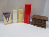 Wood Jewelry Box and Designer Perfume-Chanel No.5, Elizabeth
