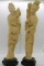 Pair of Resin Oriental Figures