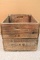 Old Wooden Peach Crate Troy Cribb & Sons Inman