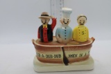 Three Men in a Tub Vintage Salt & Pepper Set