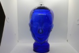 Cobalt Blue Glass Head