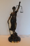 Blind Justice Heavy Sculpture by Mayer
