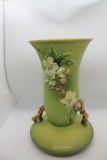 Roseville 388-10 Apple Blossom Tall Vase