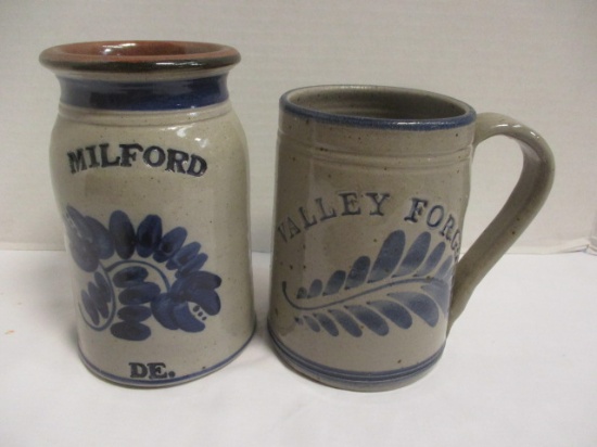 Valley Forge And Milford Pottery