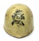 Italian M33 “Four Hole” Russian Front White Helmet Shell