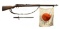 Japanese Koishikawa Arsenal Type 38 Bolt Action Rifle with Mum, Bayonet, & Meatball Flag