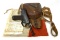 WWII Battle of Manila Bringback Japanese Type 14 Semi-Automatic 8MM NAMBU Pistol, Holster, and Flag