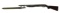 Ithaca Model 37 Featherlight 12 GA. Slamfire Trench Style Shotgun with Heatshield & Bayonet