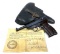 Excellent Mauser P38 “byf 43” code Semi-Automatic Pistol with Hardshell Holster & Paper
