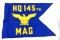 HQ 145th MAG Banner Flag