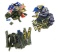 Large lot of Unsearched Military Rank Patches