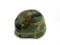1986 Unicor PASGT Ballistic Helmet with Camouflage Cover